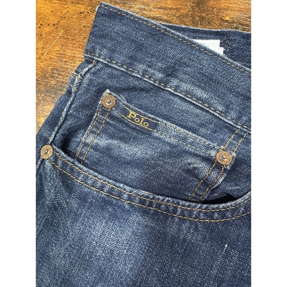 Polo Ralph Lauren Jeans Varick Slim Straight Mens 38x30 Blue Denim 100% Cotton - Picture 6 of 9
